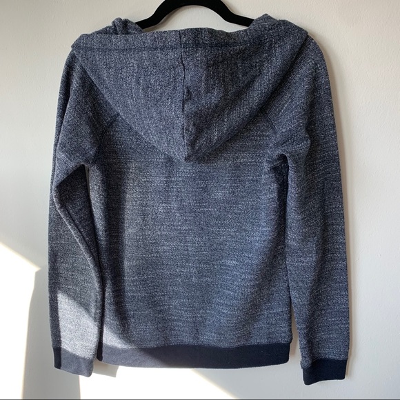 Roxy Two Toned Blue Zip Hoodie - Picture 7 of 8